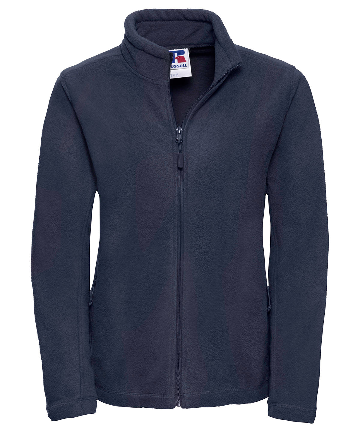Damen-Outdoor-Fleece mit durchgehendem Reißverschluss | Marineblaue Francs