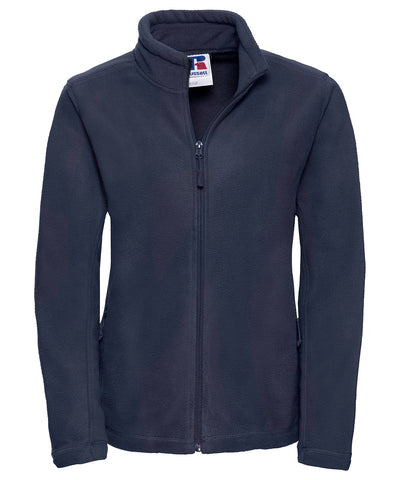 Damen-Outdoor-Fleece mit durchgehendem Reißverschluss | Marineblaue Francs