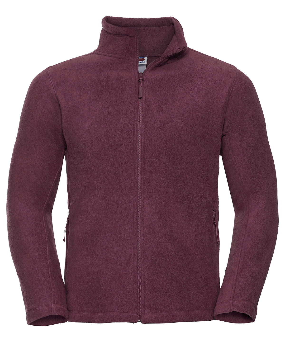 Outdoor-Fleece mit durchgehendem Reißverschluss | Bordeaux