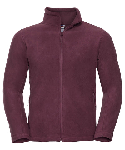 Outdoor-Fleece mit durchgehendem Reißverschluss | Bordeaux