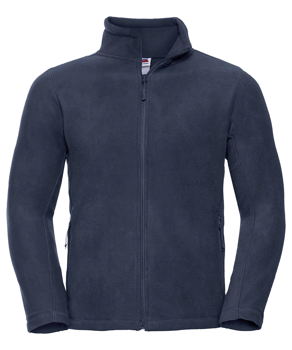 Outdoor-Fleece mit durchgehendem Reißverschluss | Marineblaue Francs