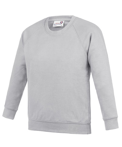 Sweat-shirt raglan Academy pour enfants | Gris Academy