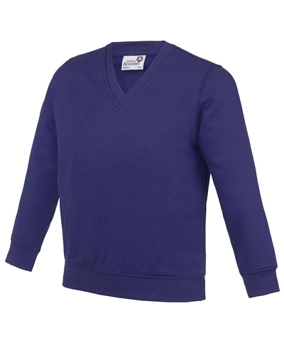 Sudadera con cuello en V Kids Academy | Academy Purple