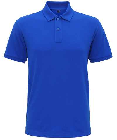 Polo de punto sper suave para hombre | Azul Real Brillante