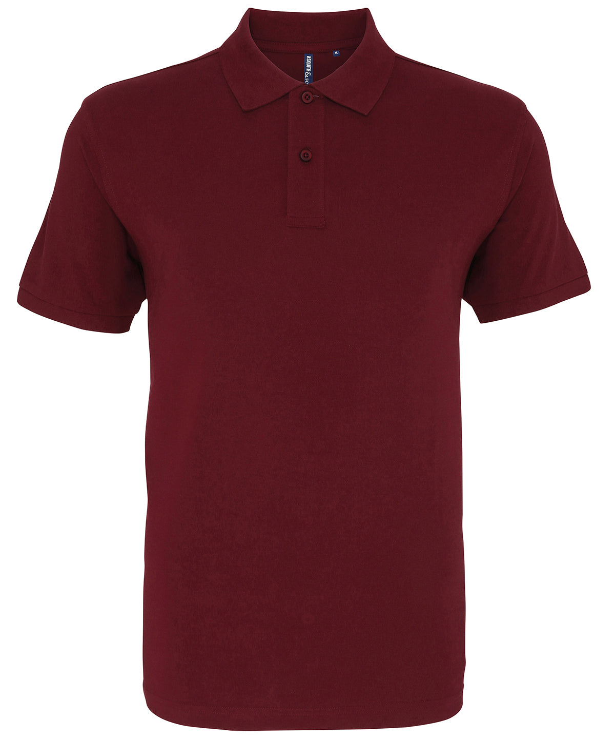 Polo clsico de corte masculino | Burdeos