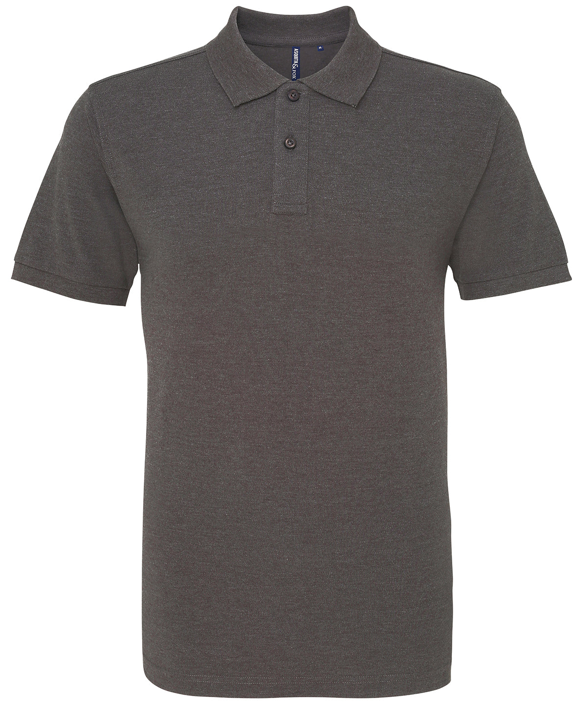 Polo clsico de corte masculino | Gris Carbn