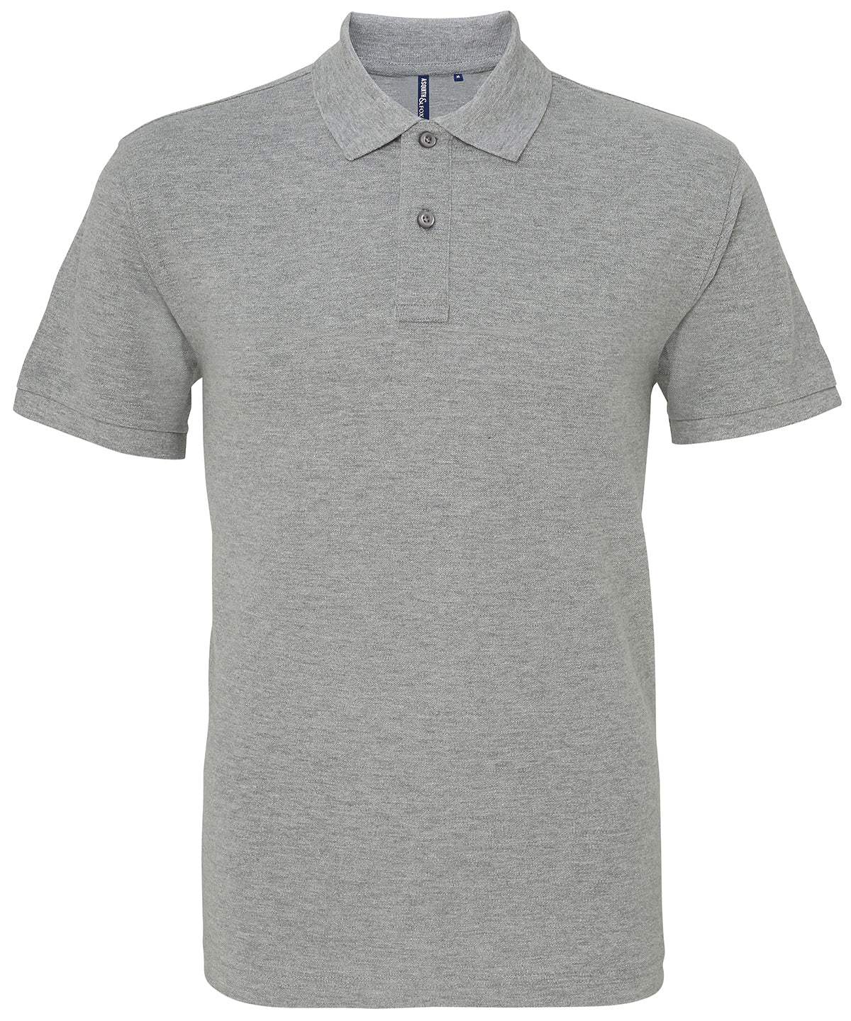 Polo clsico de corte masculino | Gris Jaspeado