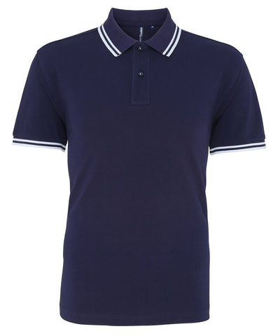 Polo classique de coupe recto pour homme | Bleu Marin/Blanco