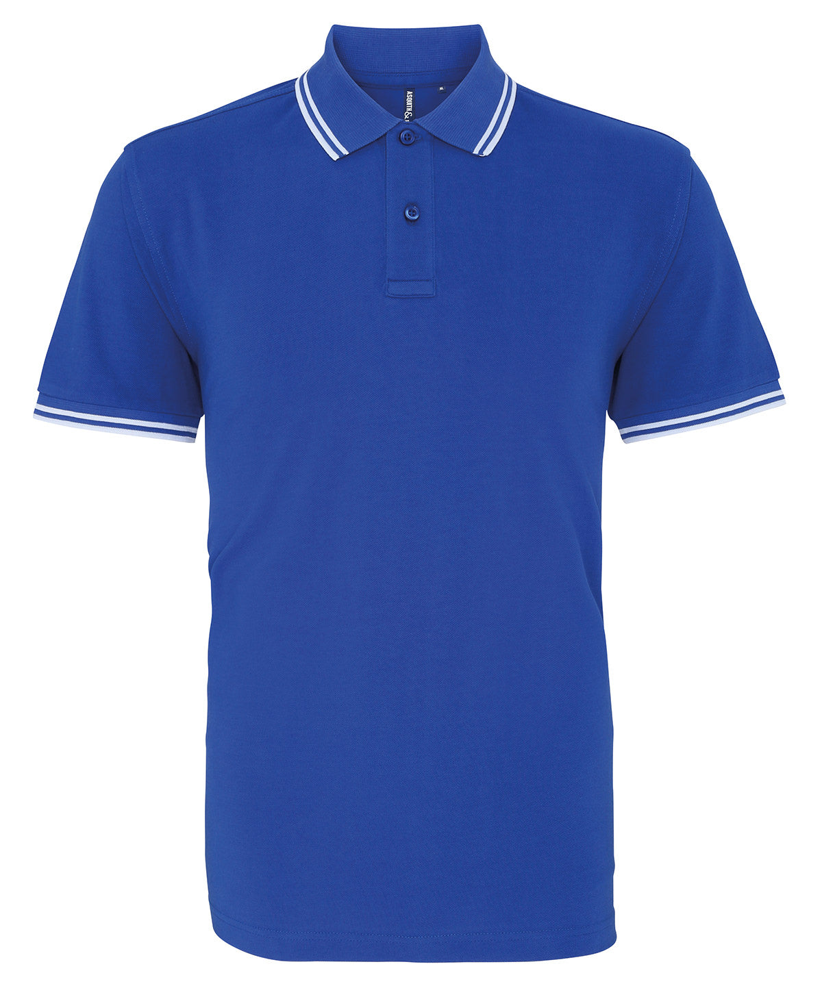 Polo classique de coupe recto pour homme | Bleu Real/Blanco