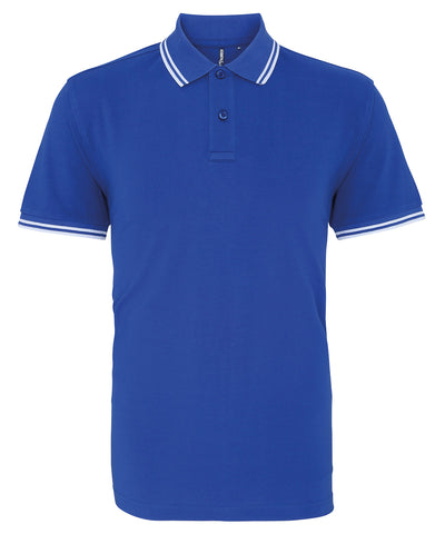 Polo classique de coupe recto pour homme | Bleu Real/Blanco
