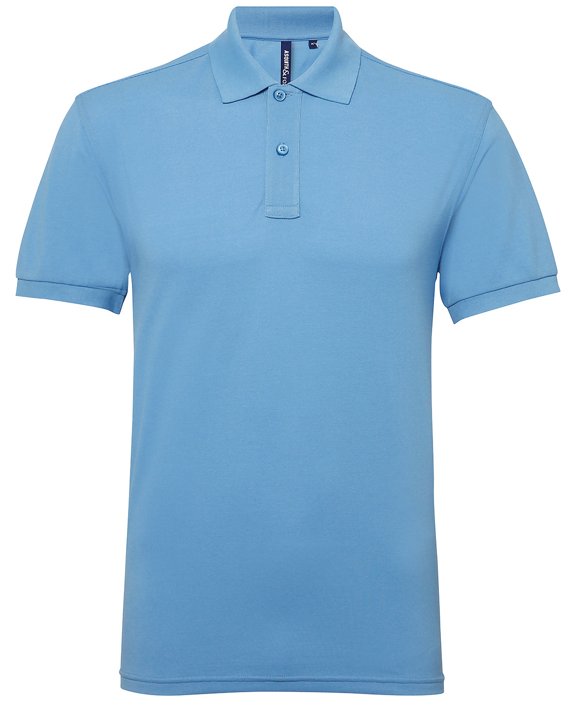 Herren-Poloshirt aus Polycotton-Mischgewebe | Kornblumenblau