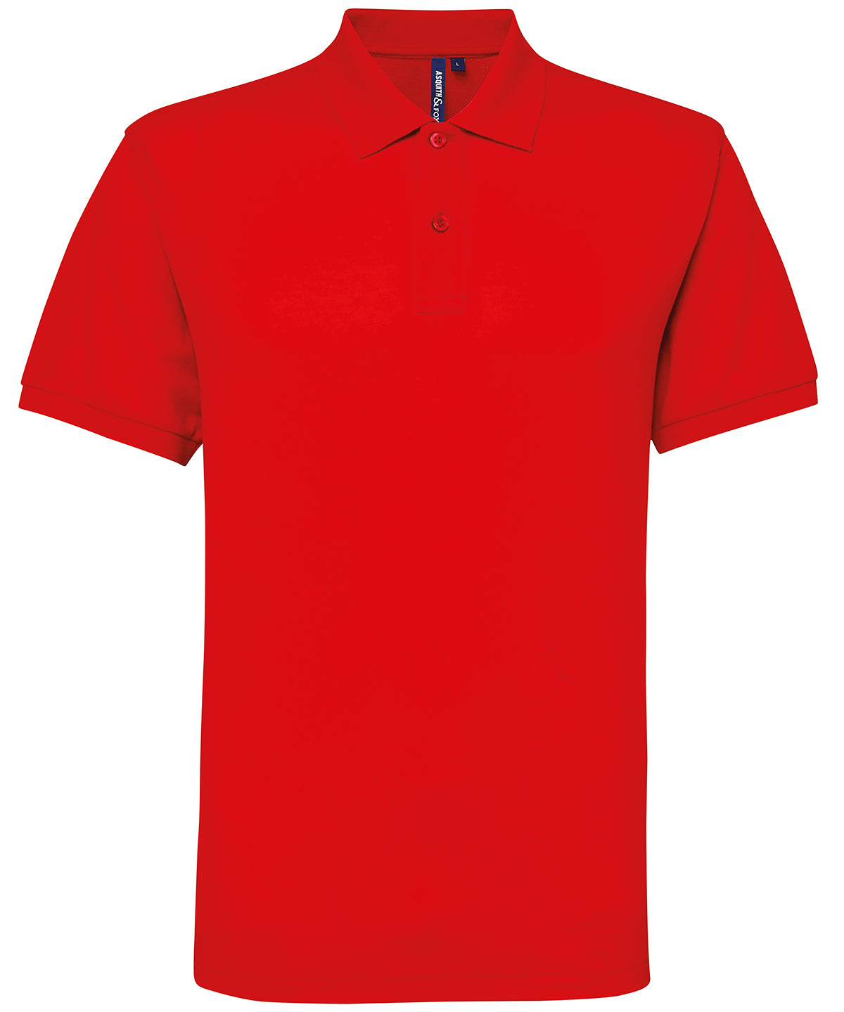 Herren-Poloshirt aus Polycotton-Mischgewebe | Leuchtendes Rot