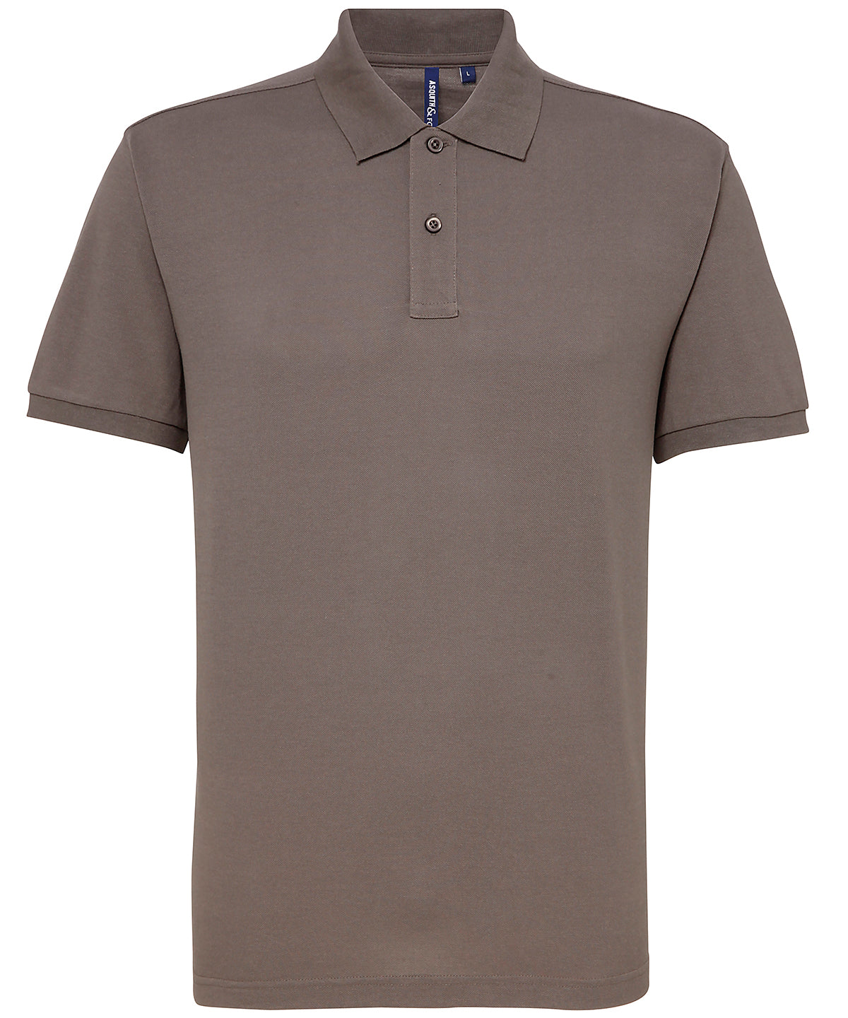 Herren-Poloshirt aus Polycotton-Mischgewebe | Schiefer