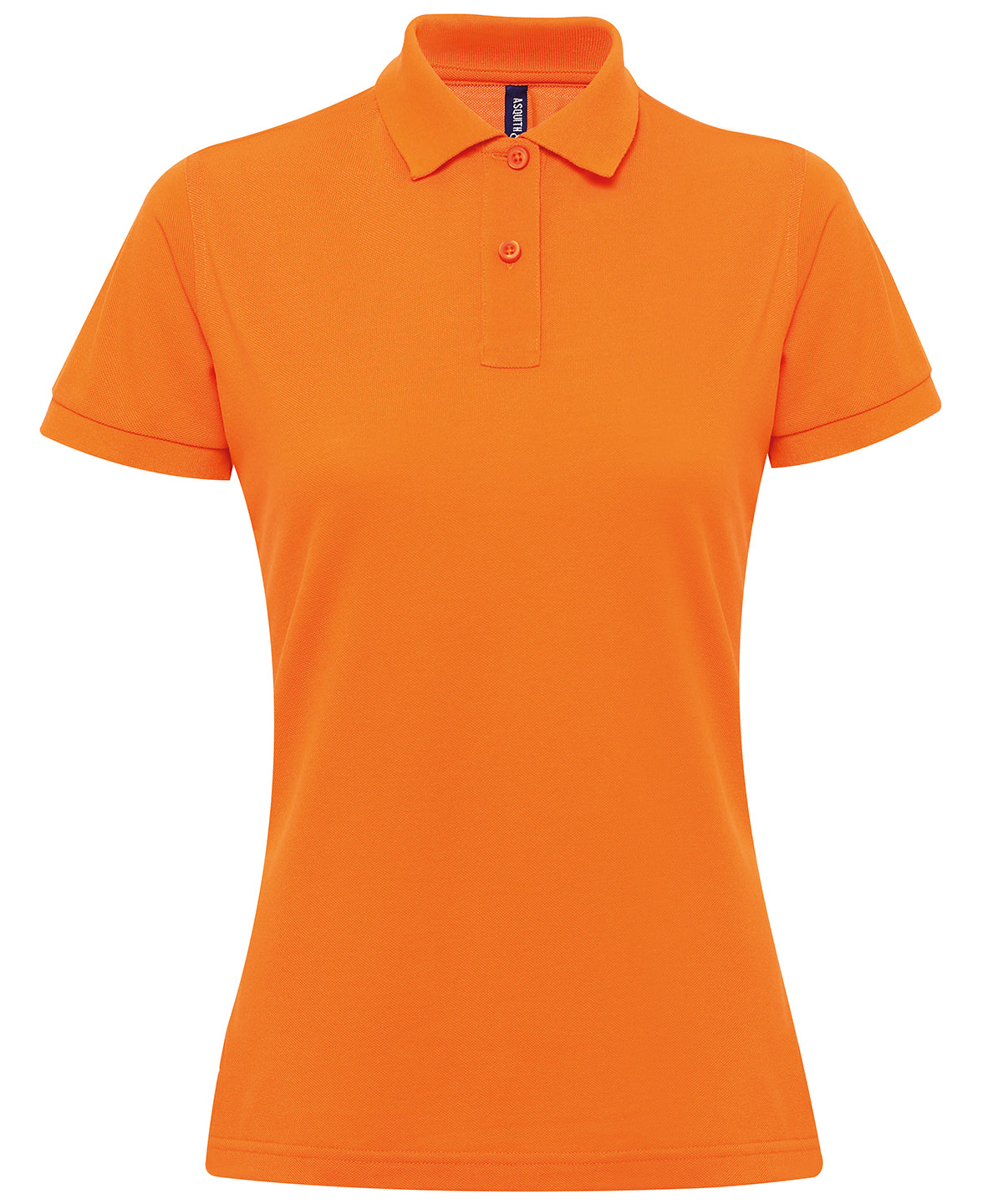 Polo de mezcla de polialgodn para mujer | Naranja