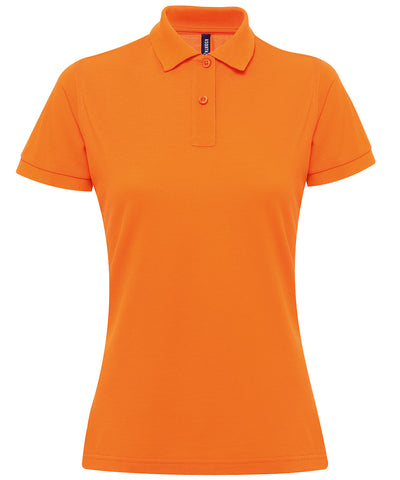 Polo de mezcla de polialgodn para mujer | Naranja