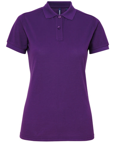 Polo de mezcla de polialgodn para mujer | Morado