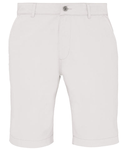 Pantalones cortos chinos para hombre | Blanco