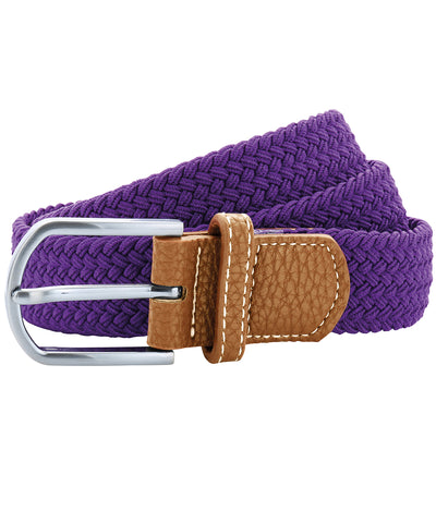 Cinturn elstico trenzado | Morado