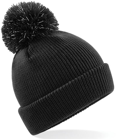 Gorro bobble reflectante para nios | Negro