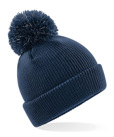 Gorro bobble reflectante para nios | Azul Marino Francs