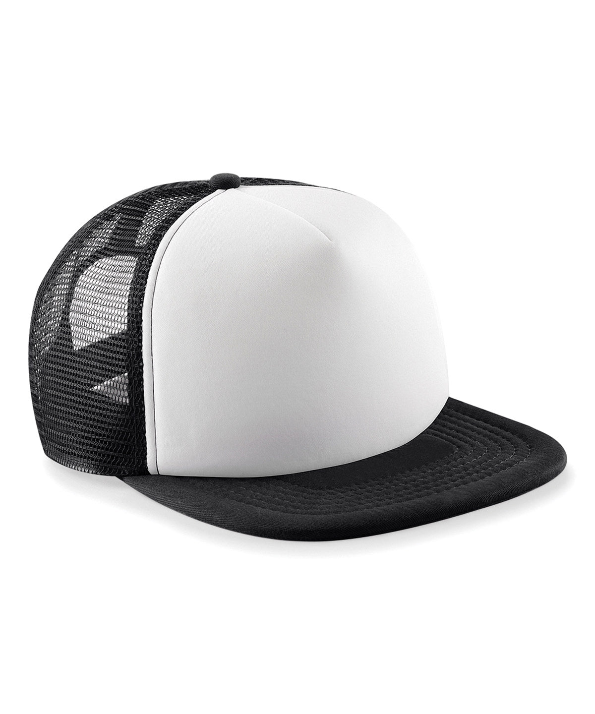 Gorra trucker vintage junior | Negro/Blanco