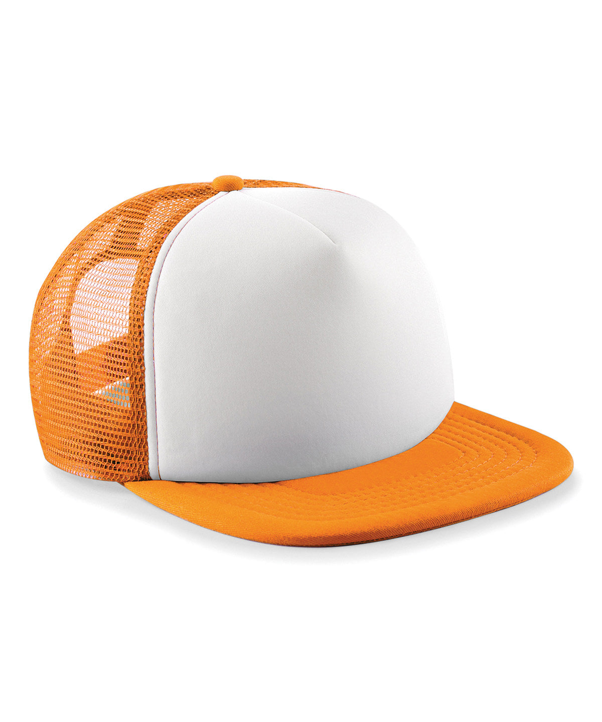 Gorra trucker vintage junior | Naranja/Blanco