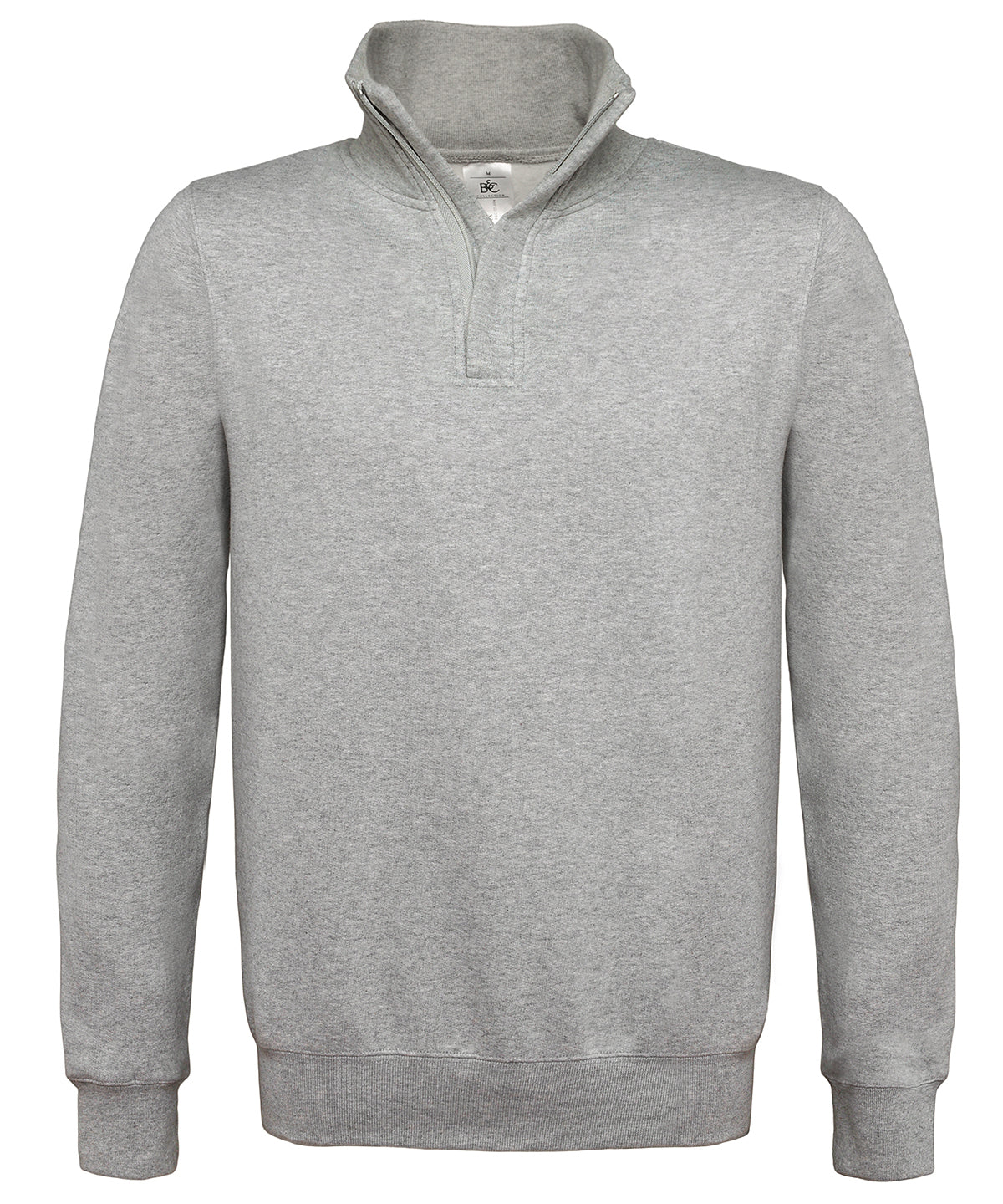 Sudadera con cremallera BC ID004 | Gris Mezclado