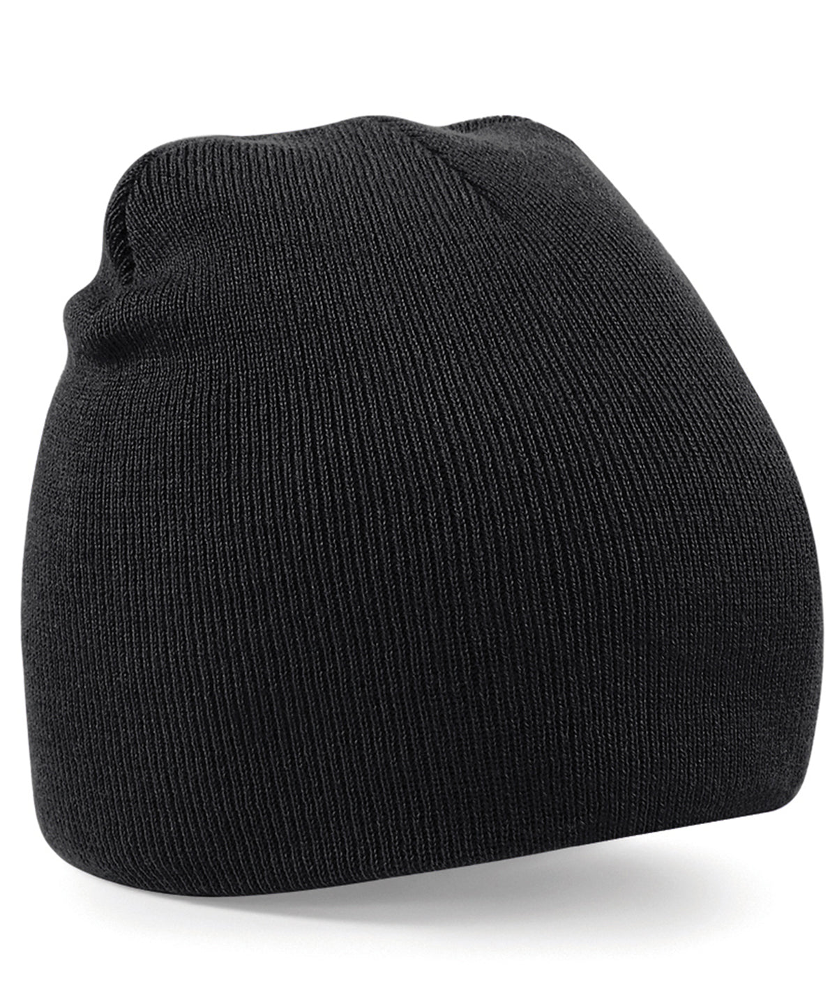 Gorro de punto de dos tonos | Negro