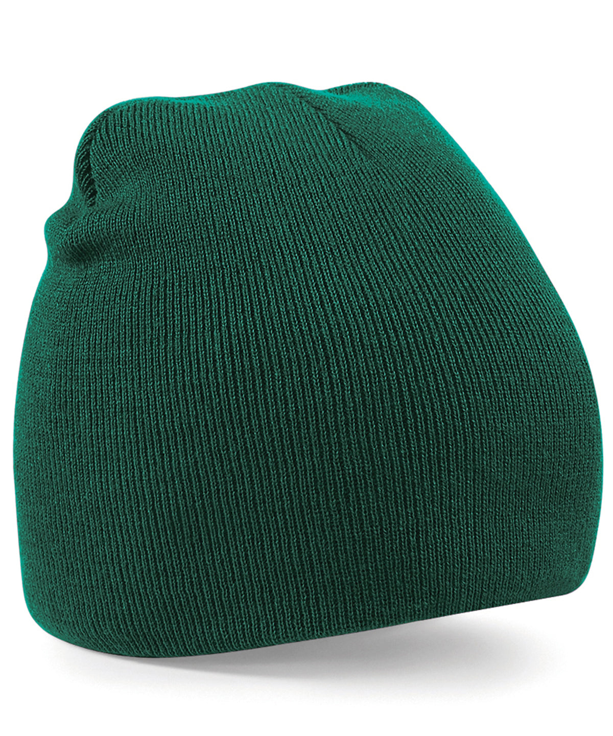 Gorro de punto de dos tonos | Verde Botella
