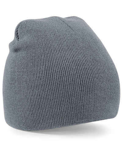 Bonnet en tricot bicolore | Gris graphite