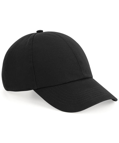 Gorra de 6 paneles de algodn orgnico | Negro