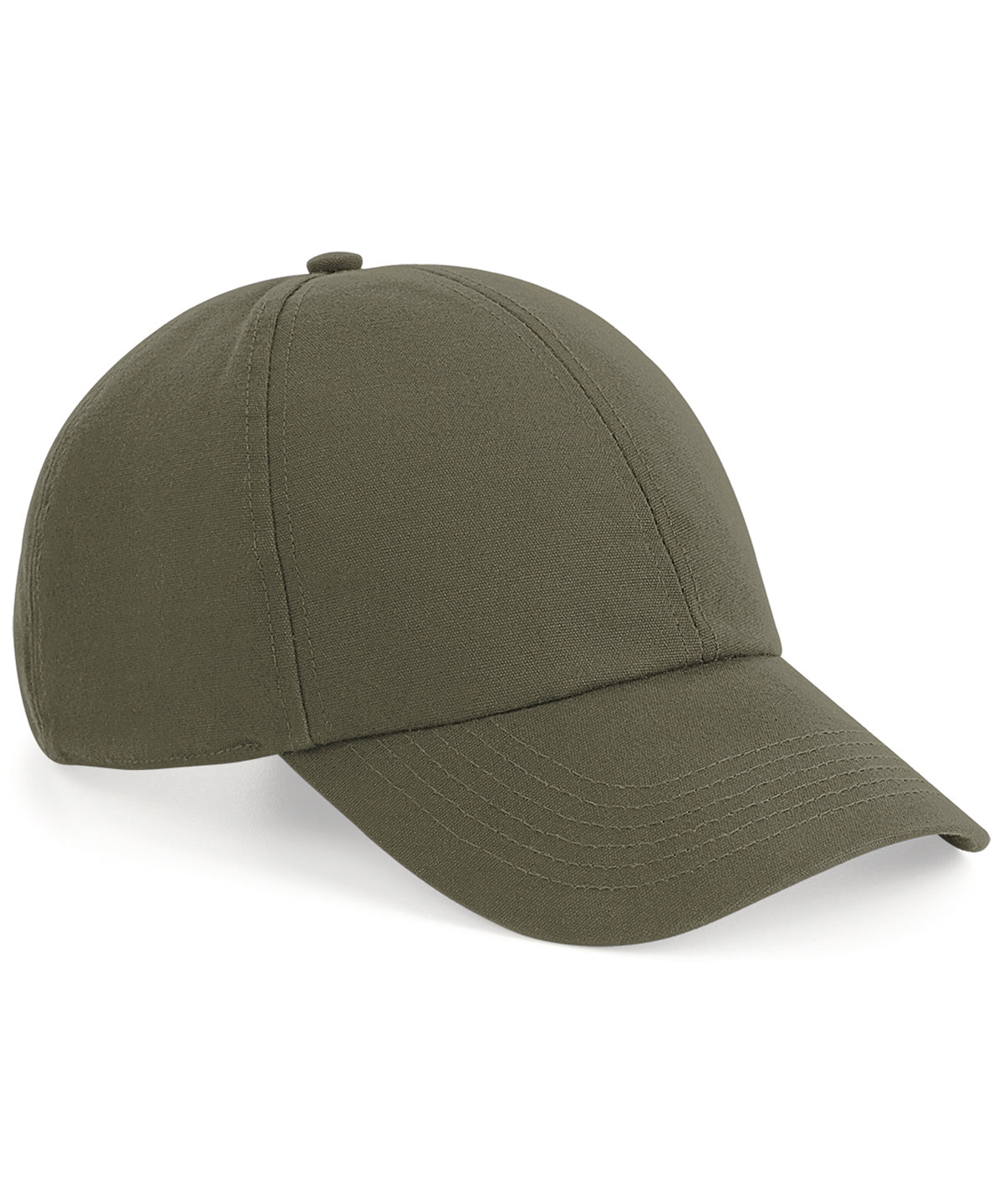 6-Panel-Cap aus Bio-Baumwolle | Olivgrün