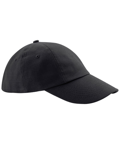 Gorra de drill de algodn pesado de perfil bajo | Negro