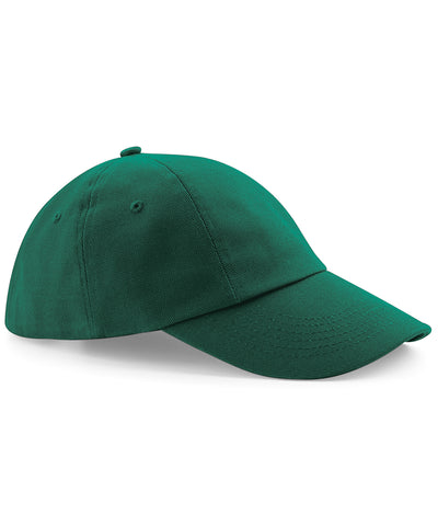 Gorra de drill de algodn pesado de perfil bajo | Verde Botella