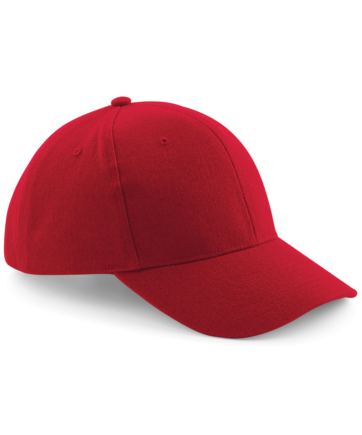 Casquette en coton brossé épais de style professionnel | Rouge classique