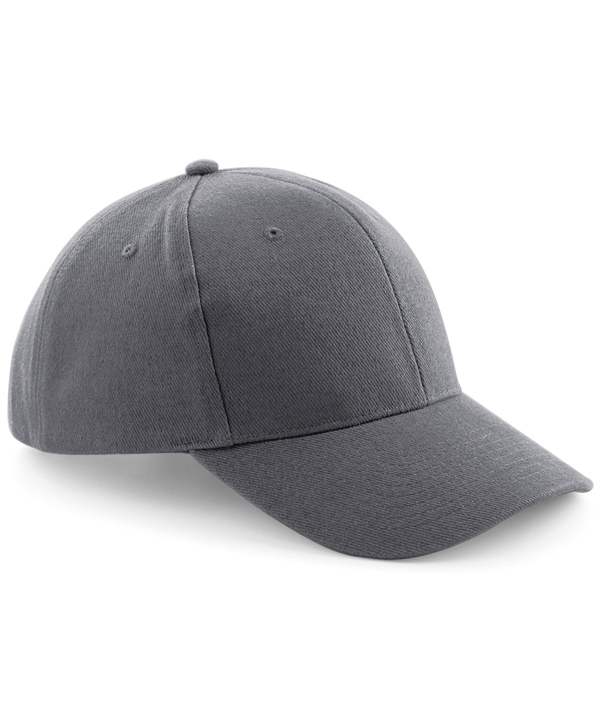 Casquette en coton brossé épais de style professionnel | Gris graphite