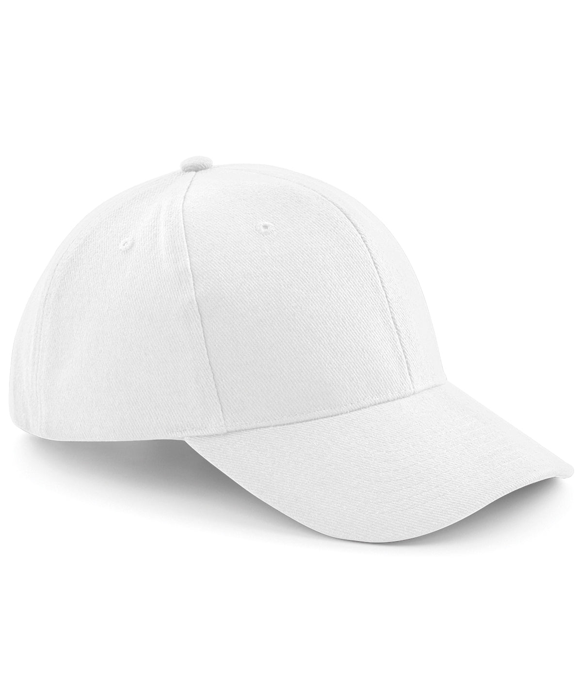 Casquette en coton brossé épais de style professionnel | Blanc