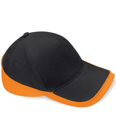 Gorra de competicin para equipo | Negro/Naranja
