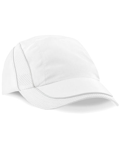 Gorra de malla Coolmax® Flow | Blanco