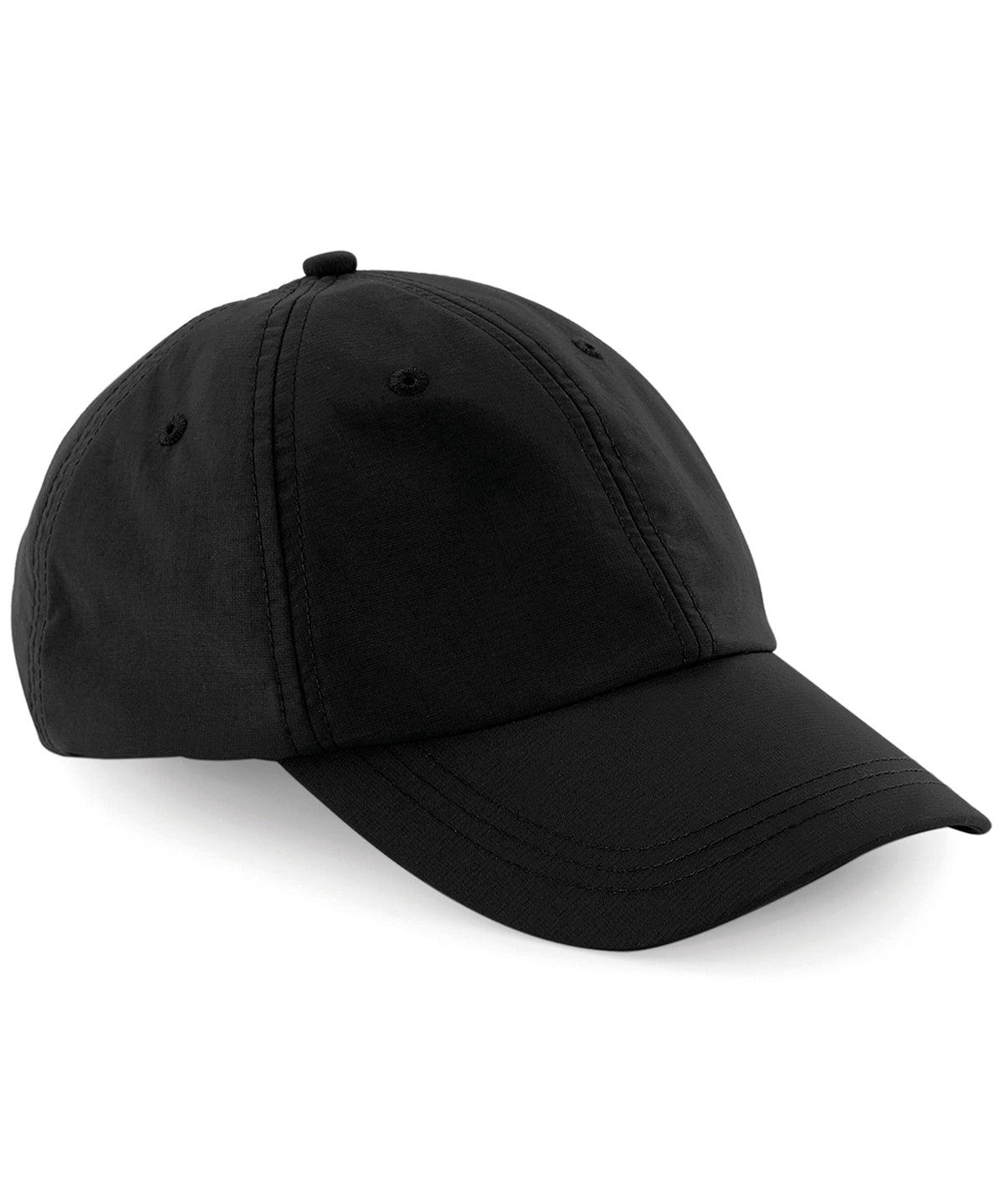 Gorra de 6 paneles para exteriores | Negro