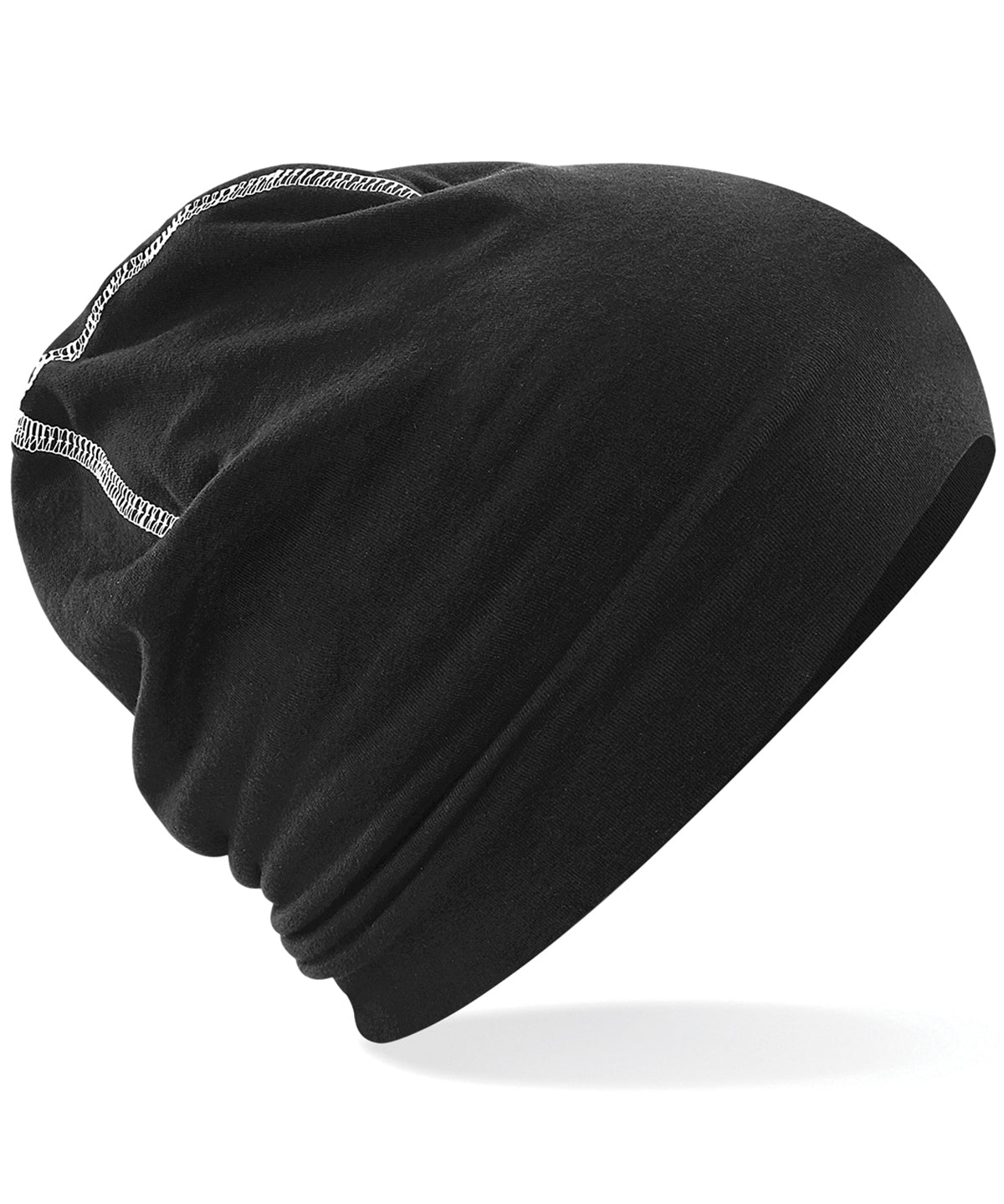 Gorro de algodn Hemsedal | Negro/Blanco