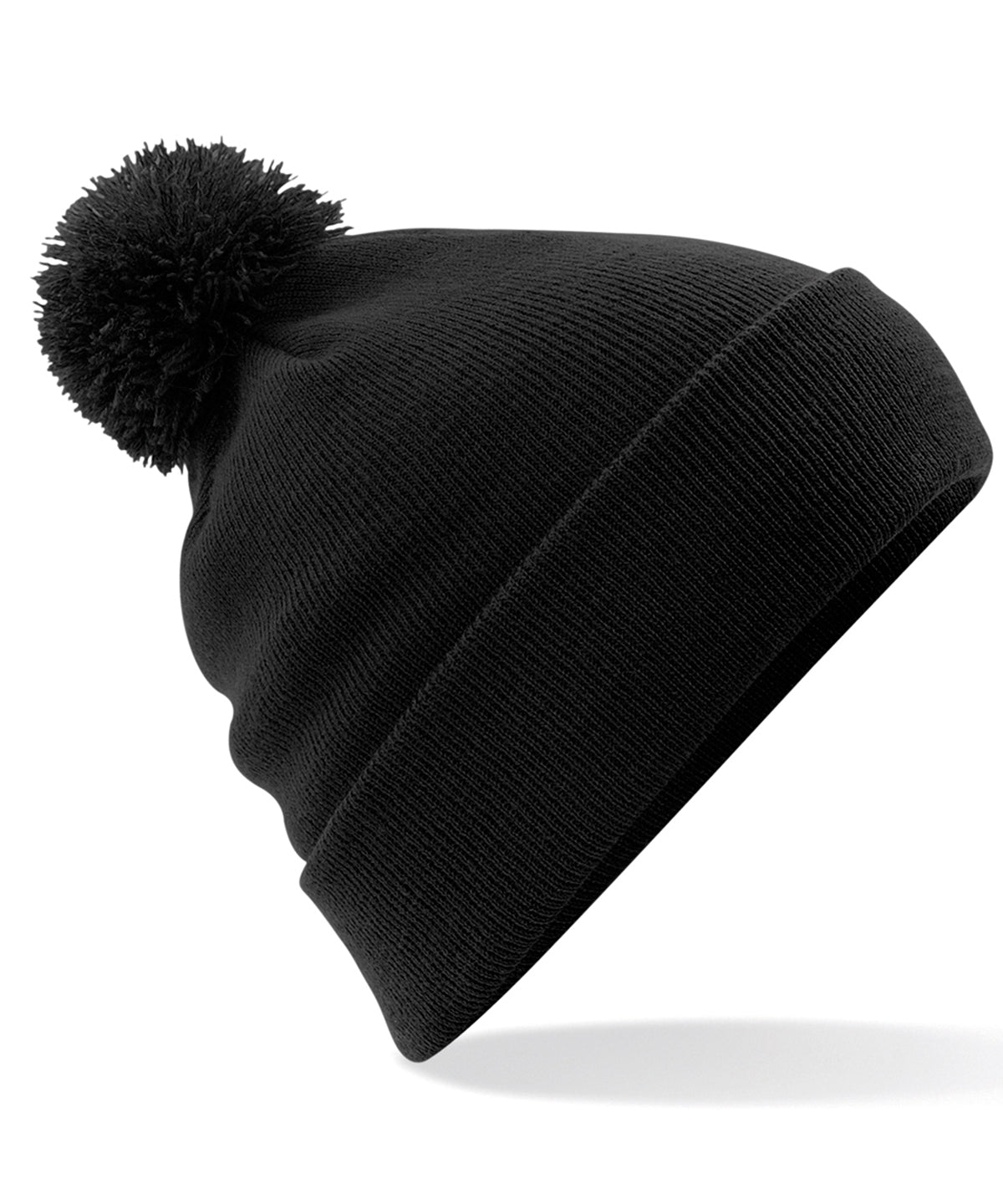 Gorro de lana con pompones original | Negro