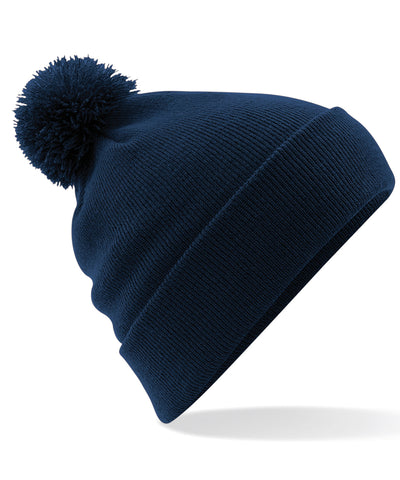 Gorro de lana con pompones original | Azul Marino Francs