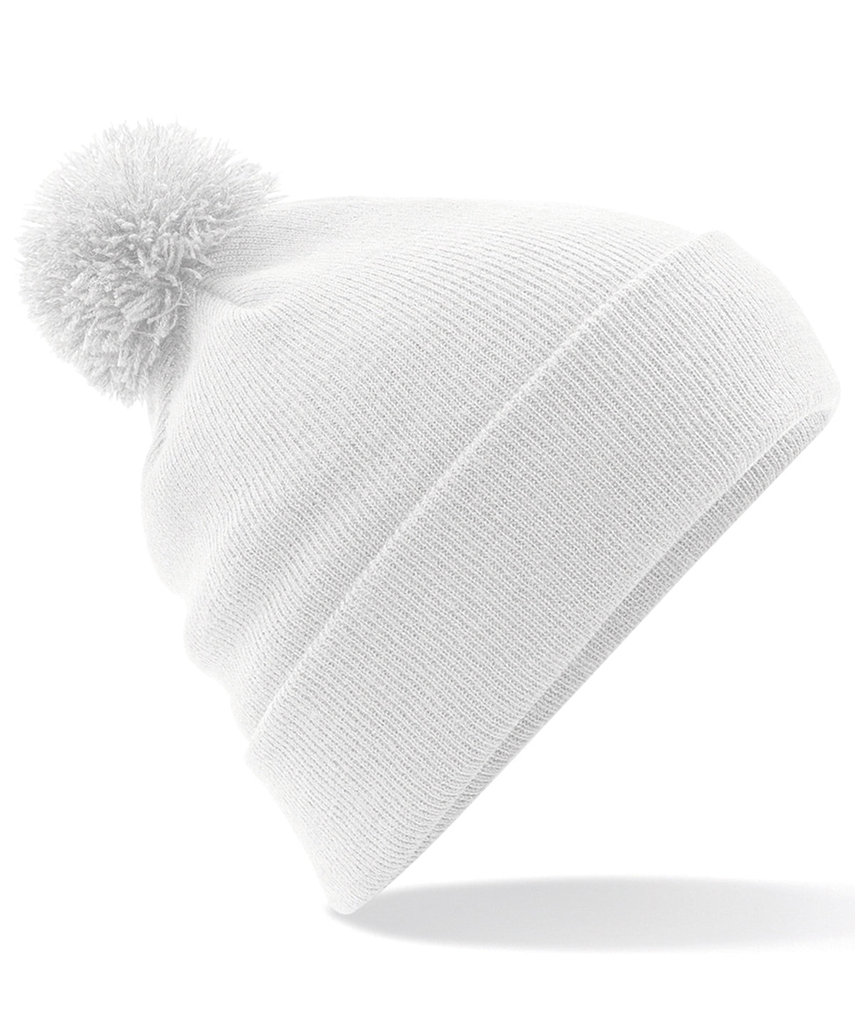 Gorro de lana con pompones original | Blanco