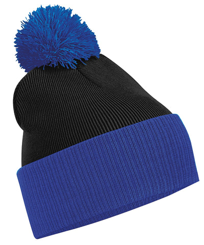 Bonnet de deux tons Snowstar® | Noir/Azul Real Brillante