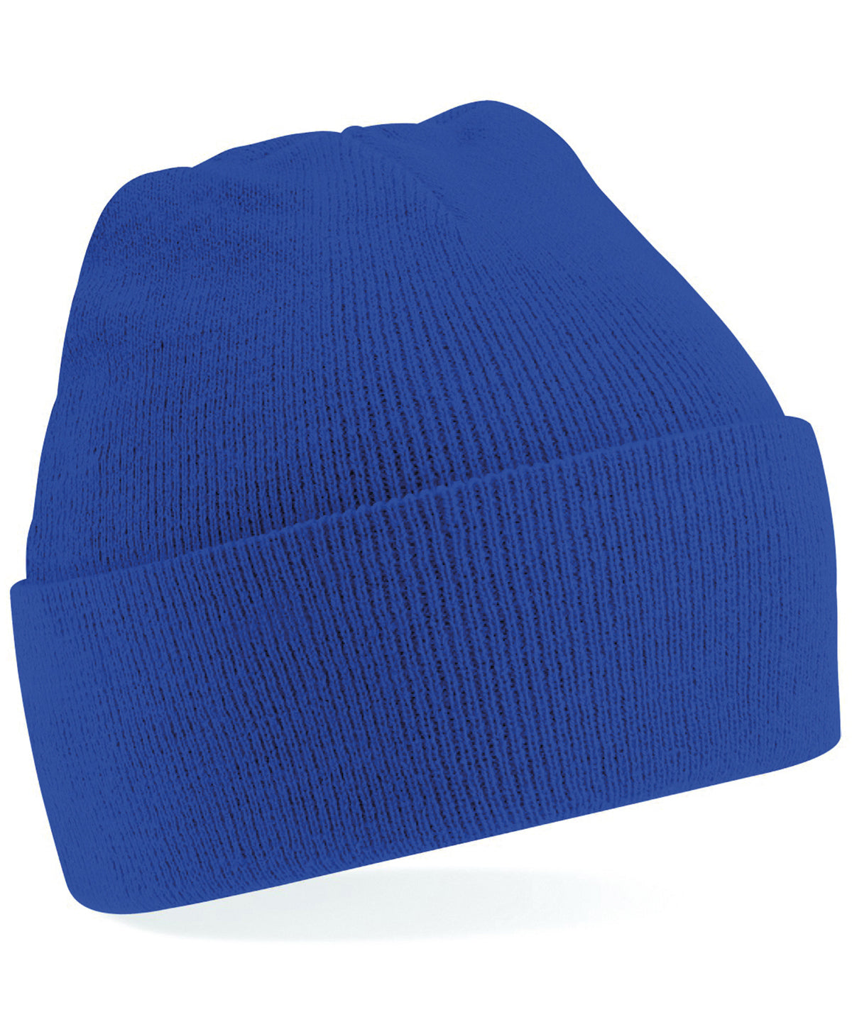 Gorro de punto con vuelta Junior original | Azul Real Brillante