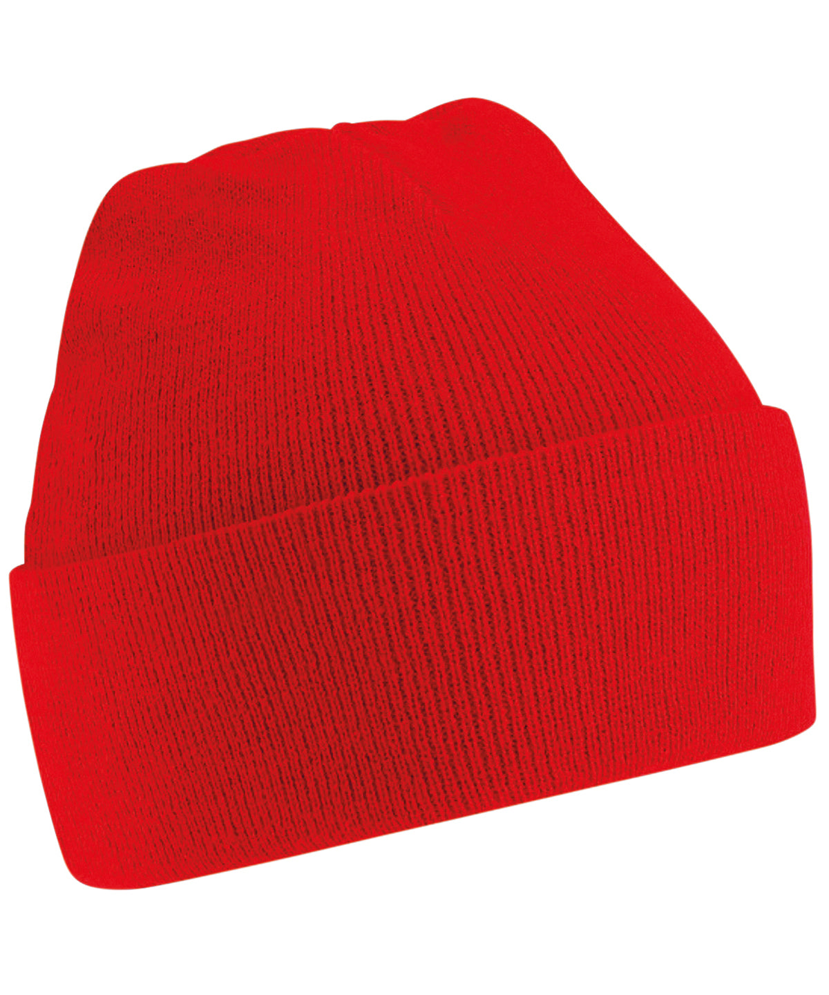 Gorro de punto con vuelta Junior original | Rojo Clsico