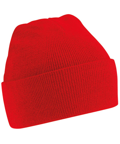 Gorro de punto con vuelta Junior original | Rojo Clsico