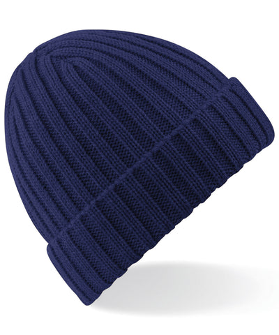 Gorro de punto grueso | Azul Marino Oxford