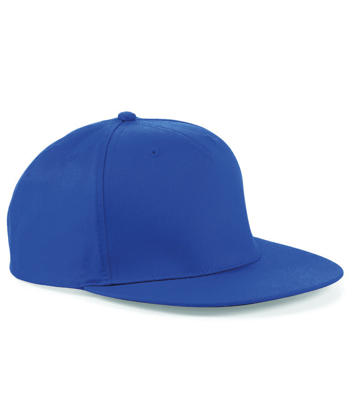 Gorra de rapero de 5 paneles con cierre a presin | Azul Real Brillante
